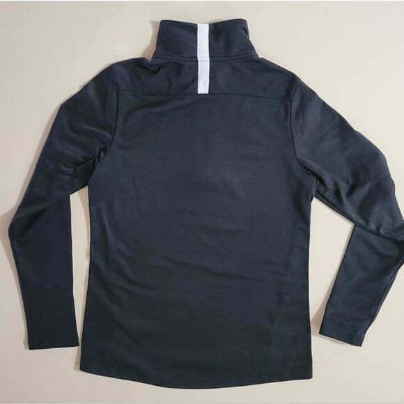 Under Armour AllSeasonGear® UA Qualifier Black 1/4 Zip Long Sleeve Pullover - Picture 12 of 14